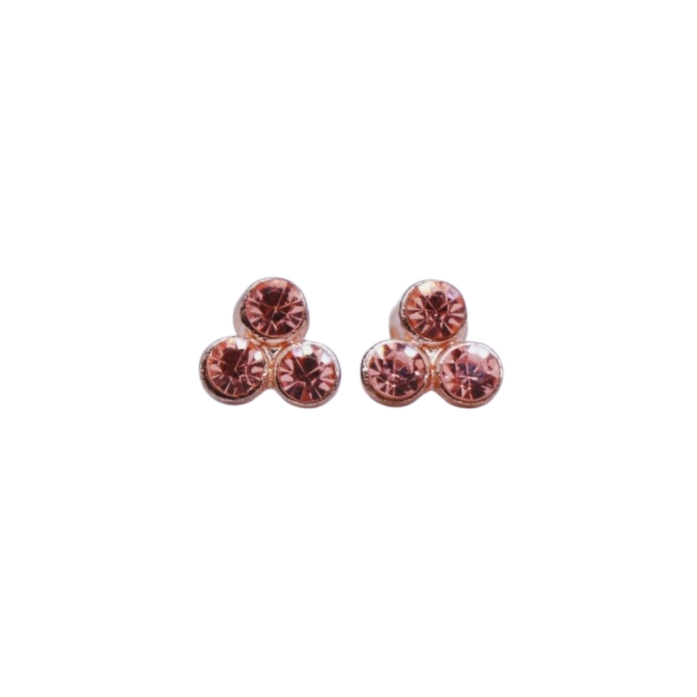 Pink stud earrings hypoallergenic‎ nickle and lead free